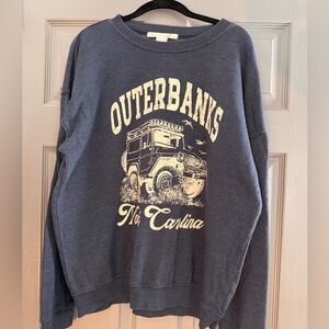 Altar'd State Navy Outer Banks Sweatshirt